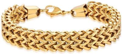 ADF Stainless Steel Gold-plated Bracelet