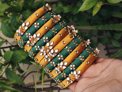 advika creations india Plastic Bangle Set(Pack of 10)