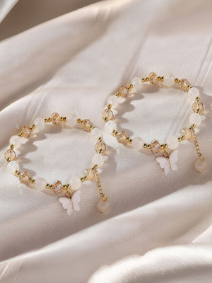 Ennygacessories Glass Bracelet(Pack of 2)