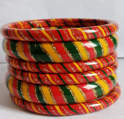Lahti wala lac Lac Bangle Set(Pack of 6)