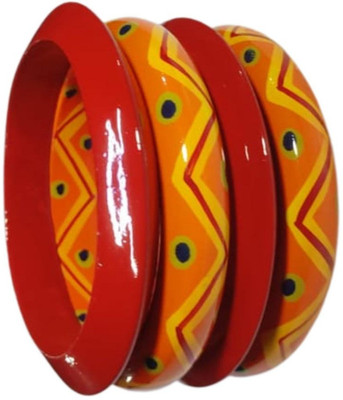 Azad impex Wood Bangle Set(Pack of 4)