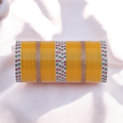 SRKBS Glass Bangle Set(Pack of 60)