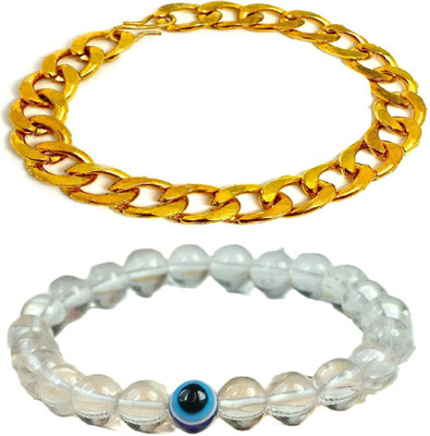 HouseOfCommon Metal, Stone, Crystal Bracelet(Pack of 2)
