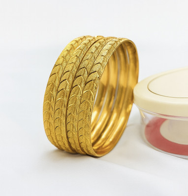 gupta jewellery Alloy Gold-plated Bangle Set(Pack of 4)