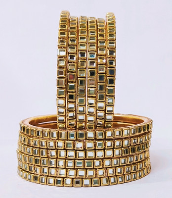 RAF dukan Alloy Gold-plated Bangle Set(Pack of 12)
