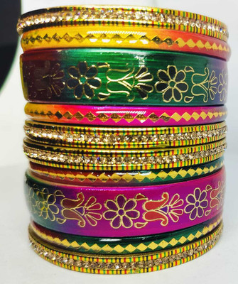 Ladiesstop Lac Bangle Set(Pack of 10)