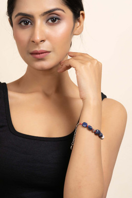 Look And Adorn Lapiz Lazuli Bracelet