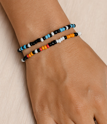 Giftsfy Crystal Beads Bracelet(Pack of 2)