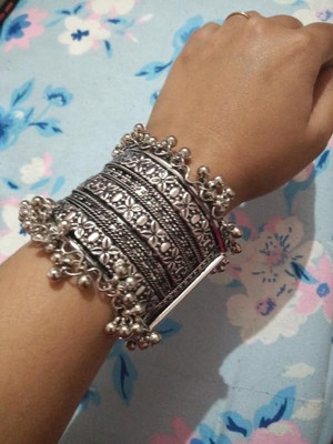Samridhi DC Alloy Sterling Silver Cuff