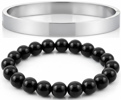 IKONKARR Crystal, Dori, Stainless Steel Bracelet(Pack of 2)