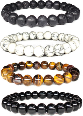 HouseOfCommon Stone, Crystal Bracelet Set(Pack of 4)