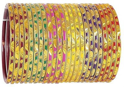 ZUMKAA Metal Bangle Set(Pack of 24)