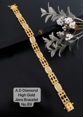 MAMADEV Brass Diamond Gold-plated Bracelet