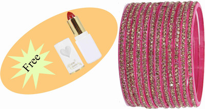 NMII Glass Zircon Bangle Set(Pack of 12)