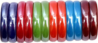 RADHA MOHAN EMPIRE Glass Bangle Set(Pack of 12)