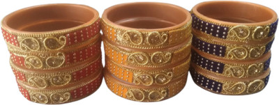 Kg gupta enterprises Plastic Bangle Set(Pack of 3)