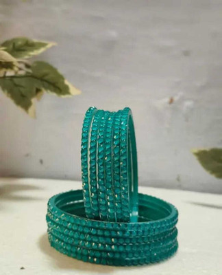DIVINE GLASS Glass Bangle Set(Pack of 10)