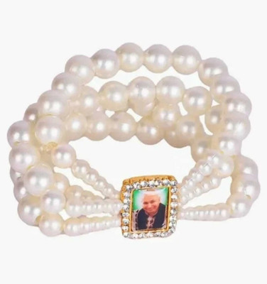 Guruji Creations Crystal Pearl Bracelet