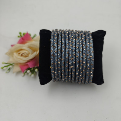 navika bangles Glass Bangle Set(Pack of 12)