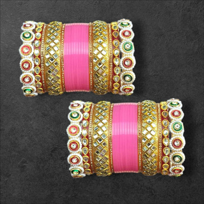 Vjy Plastic Beads, Crystal Chudas(Pack of 2)