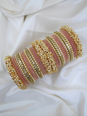 Mayra Creation Metal Bangle Set(Pack of 40)