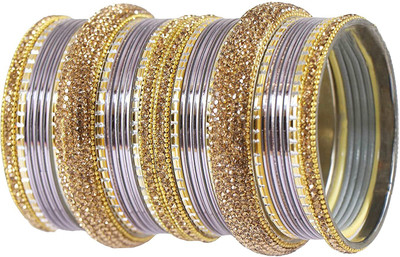 ZADLAXAR Metal Zircon Bangle Set