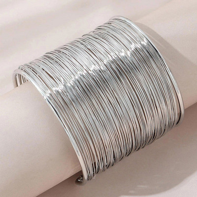 Silverbracelet Alloy Silver Coated Cuff