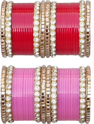 SRKBS Plastic Bangle Set(Pack of 10)