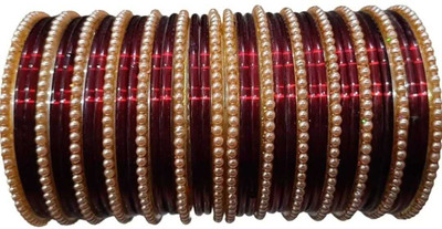 MADHAV ENTERPRISES Glass Bangle Set(Pack of 10)