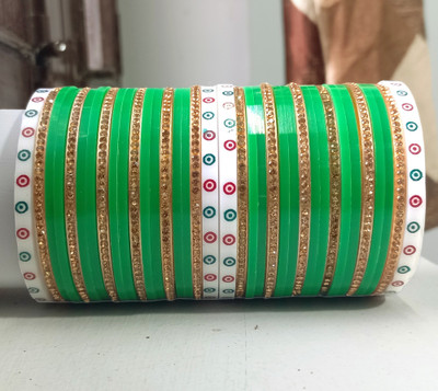 SA Creation Plastic Bangle Set(Pack of 2)