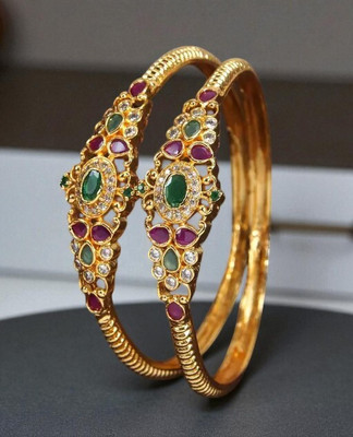 ANOUK Brass Diamond Gold-plated Bangle