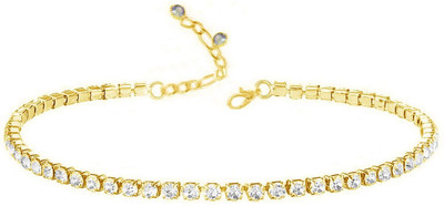 Bawree Metal Crystal Gold-plated Bracelet