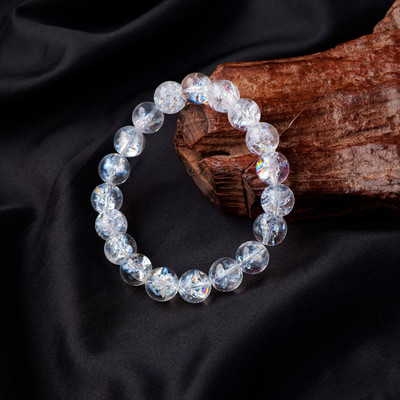 Chroma Collection Crystal, Clear Quartz Crystal, Quartz Bracelet(Pack of 4)
