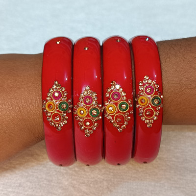 ASP Glass Cubic Zirconia Kada(Pack of 4)