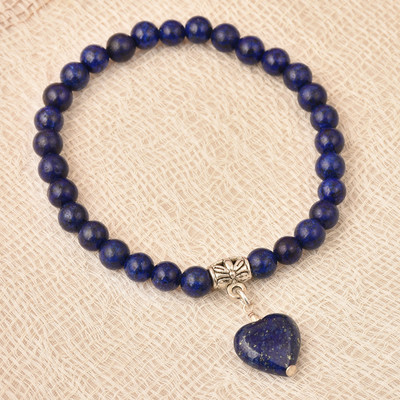 Pearlz Ocean Stone Lapis Lazuli Bracelet
