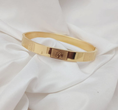 GKKAKADIYA Stainless Steel Gold-plated Kada