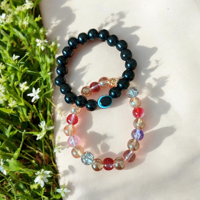 SSG Glass Beads Bracelet Set(Pack of 2)
