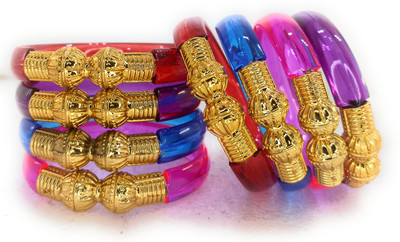 Shakya Creations Plastic Bracelet(Pack of 8)