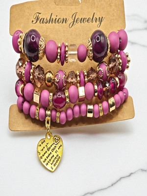 sapraa trends Plastic Bracelet Set(Pack of 4)