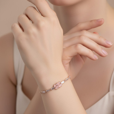 exolex Alloy Diamond Gold-plated Bracelet