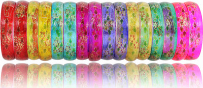 NMII Glass Bangle Set(Pack of 16)