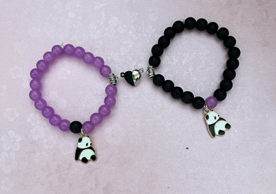 SBSONSCREATION Alloy Beads Bracelet(Pack of 2)