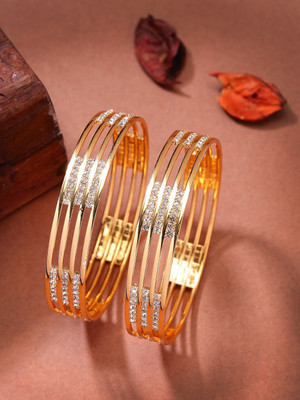 ANOUK Alloy Gold-plated Bangle Set(Pack of 2)