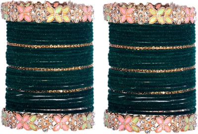 OJHA Metal, Alloy Beads, Pearl Bangle Set(Pack of 54)