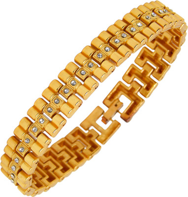 FRESH VIBES Brass Zircon Gold-plated Bracelet