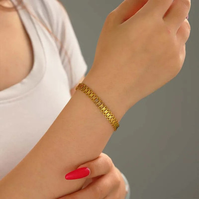 MISS HUI Stainless Steel Gold-plated Bracelet
