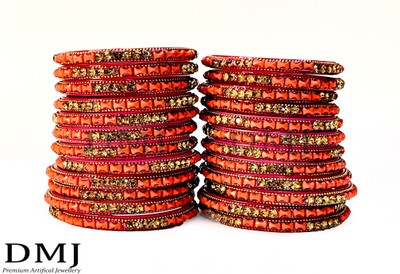DMJ Glass Bangle Set(Pack of 10)