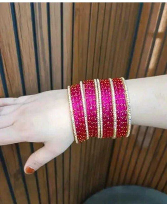 INAB Glass Bangle Set(Pack of 18)