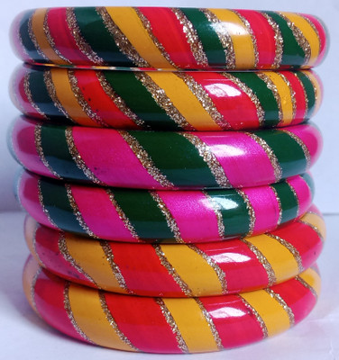 Lahti wala lac Lac Bangle Set(Pack of 6)