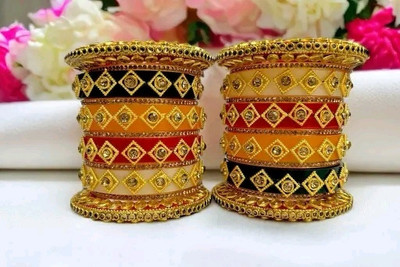 ZOHRINA Plastic Zircon Bangle Set(Pack of 22)